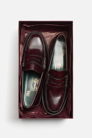 CASTELLANO 1920 ® X ZARA MEN'S LOAFERS - Burgundy Red by Zara