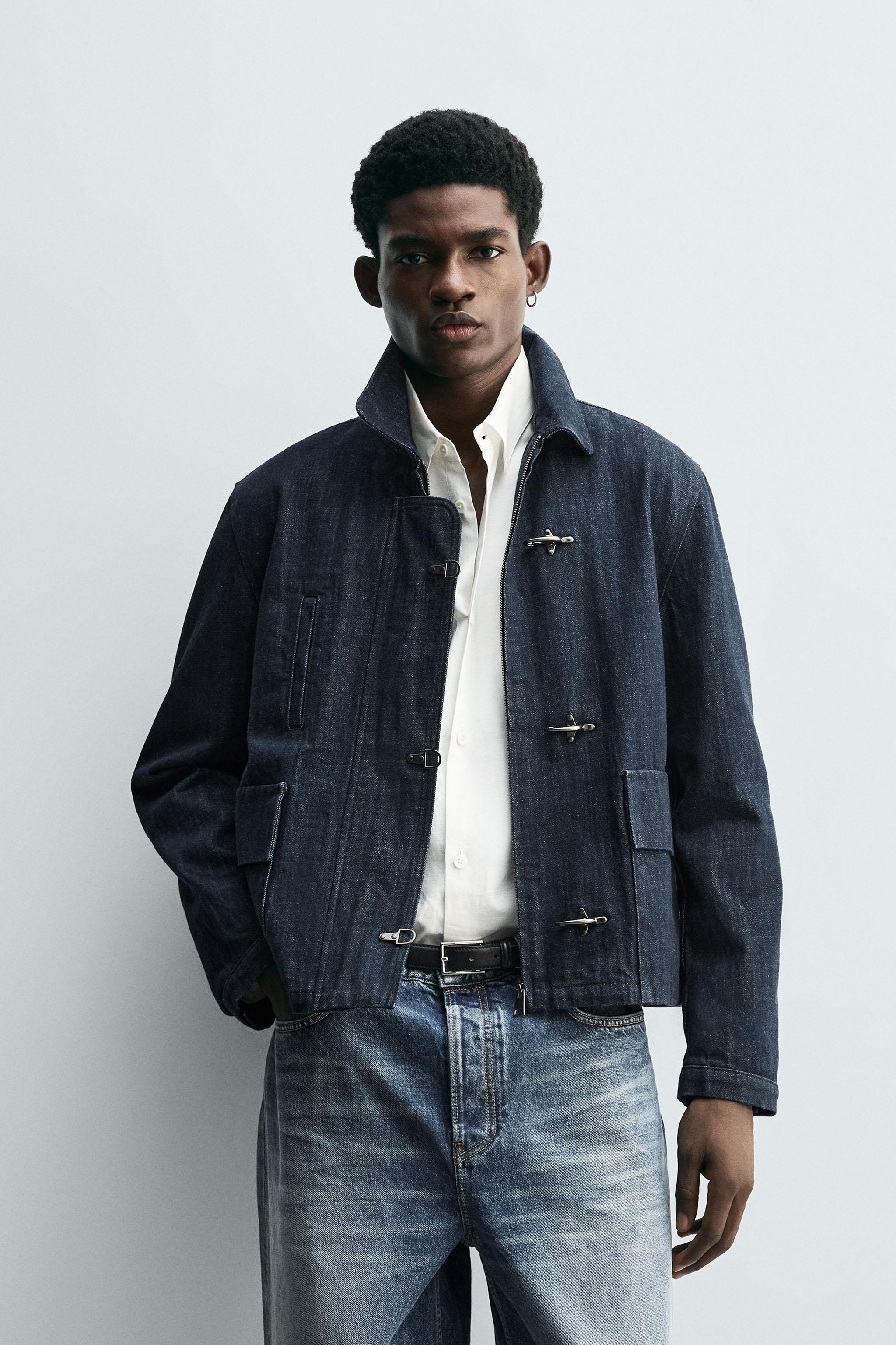 TOGGLE DENIM JACKET