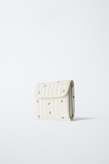 FLORAL CHANGING MAT - Ecru White by Zara - Image 1