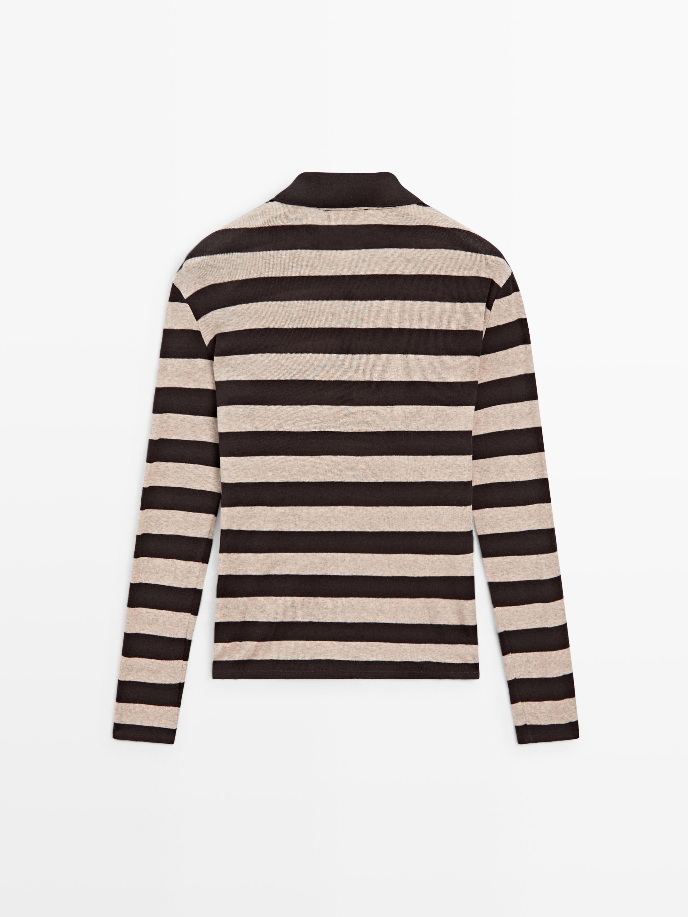 Polo en maille de coton mélangé