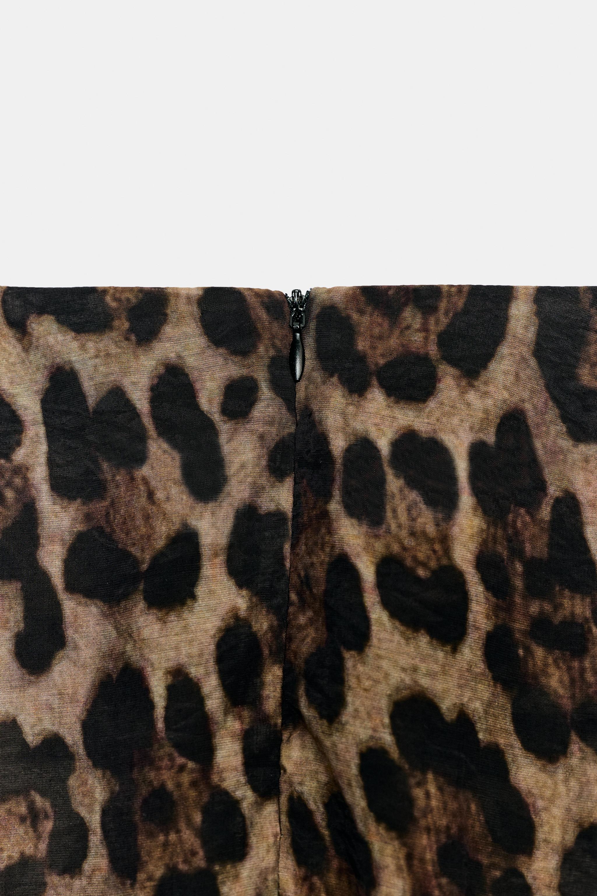 Женские топы Zara ANIMAL PRINT PAREO — фото 3