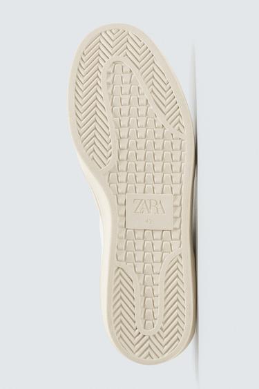 TRAINERS WITH CONTRAST SOLE - White by Zara - Image 7