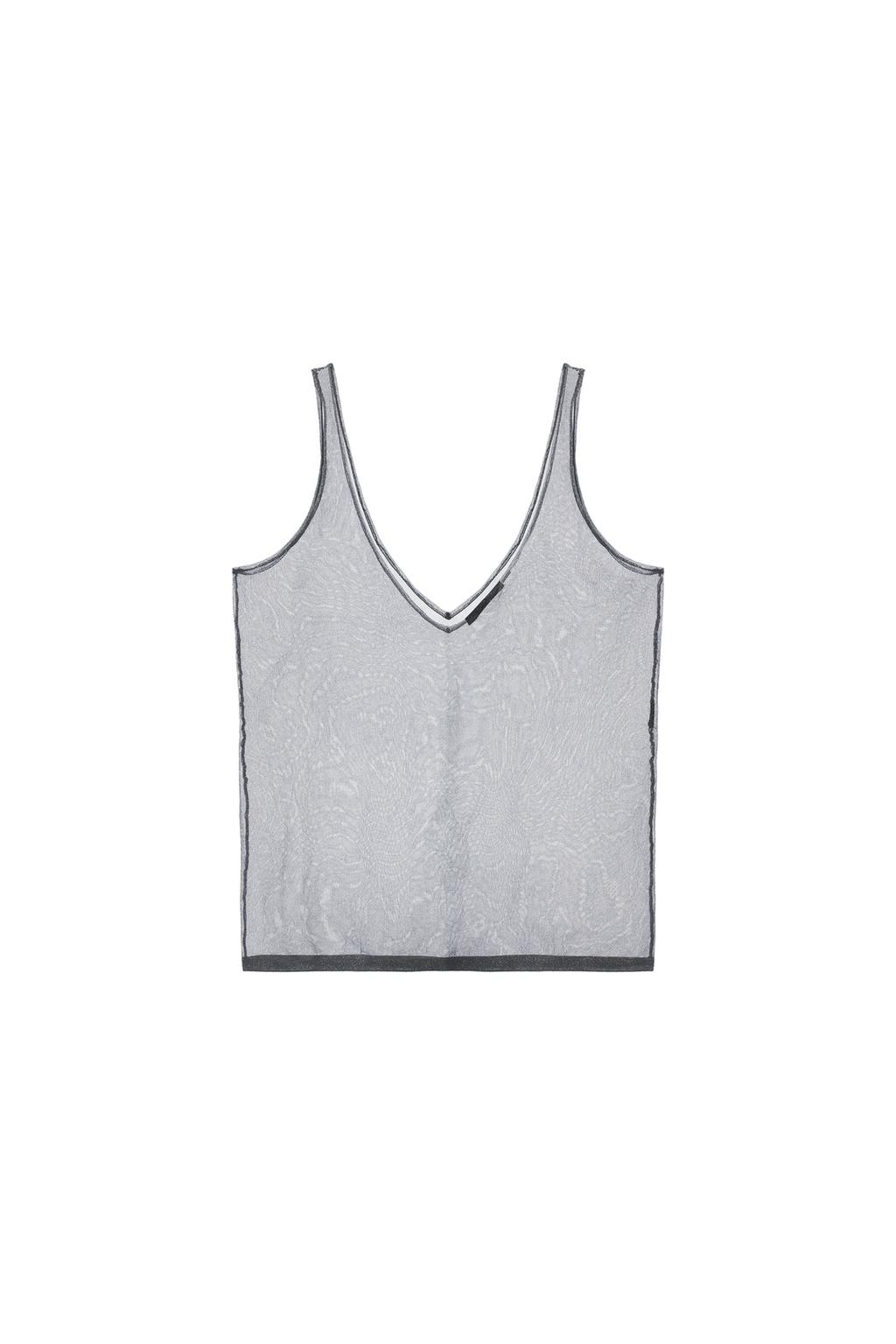 METALLIC THREAD CAMISOLE - image 3