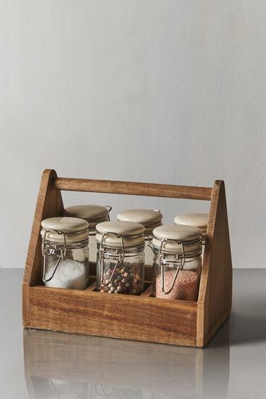 SPICE JAR SET (PACK OF 6) - Light beige by Zara - Image 5