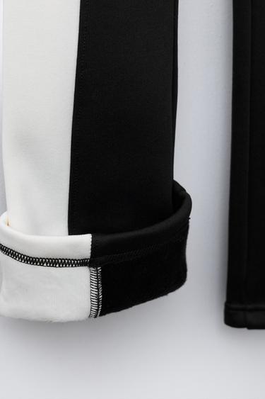 SKI COLLECTION THERMAL FLARE TROUSERS - Black by Zara - Image 3