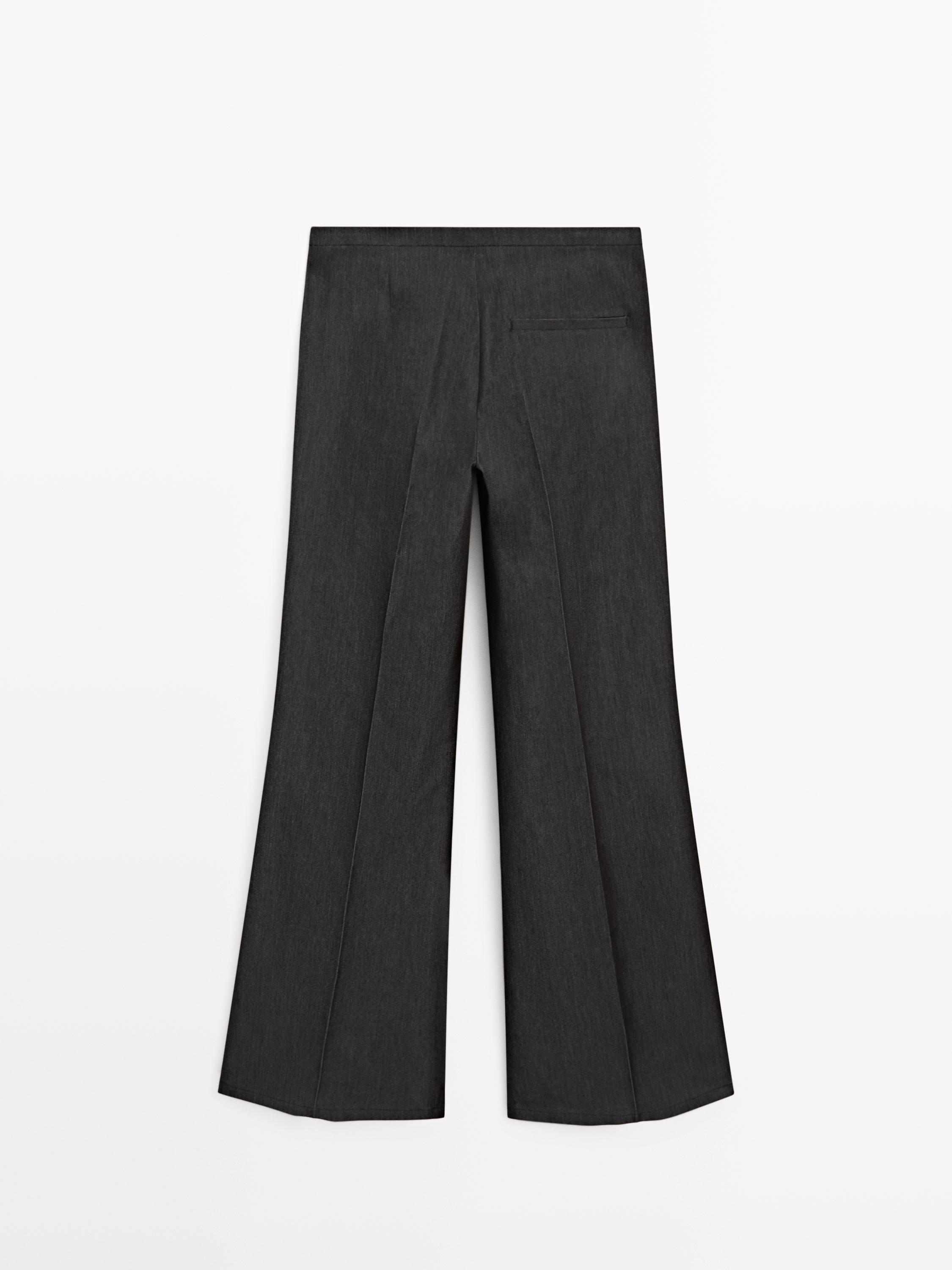 Flare fit trousers