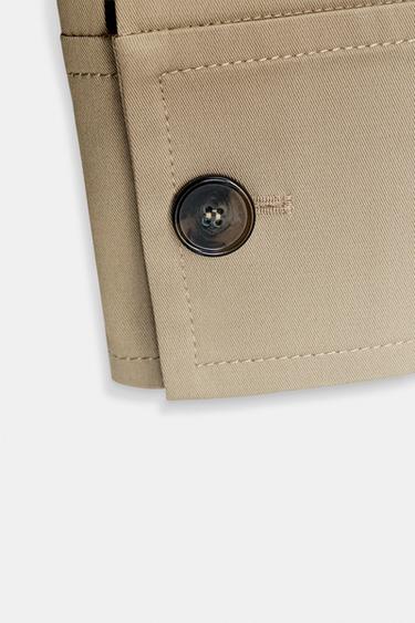 TRENCH OVERSIZE FOULARD ZW COLLECTION ÉDITION LIMITÉE - vert kaki-moyen de Zara - Image 10