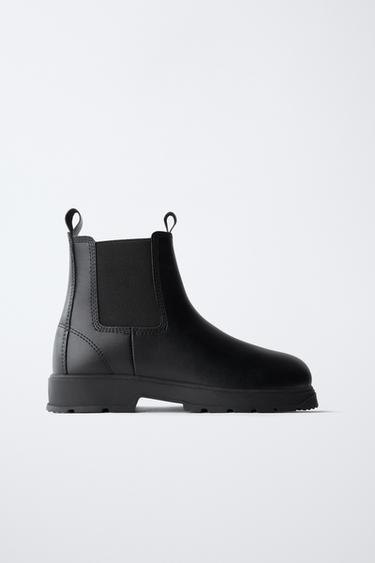 TRACK BOOTS - Black by Zara