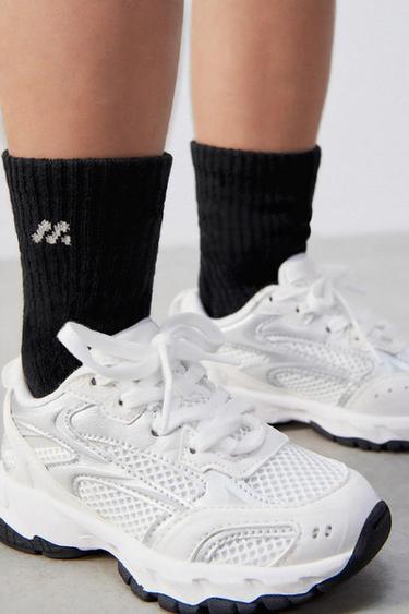 3-PACK OF LOGO SOCKS - Brown by Zara