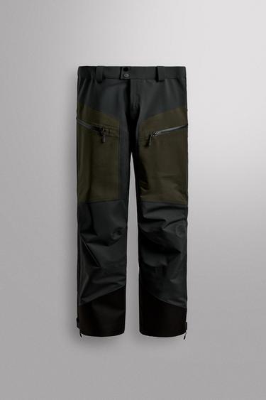 RECCO® WATERPROOF SKI SHELL TROUSERS - Green by Zara