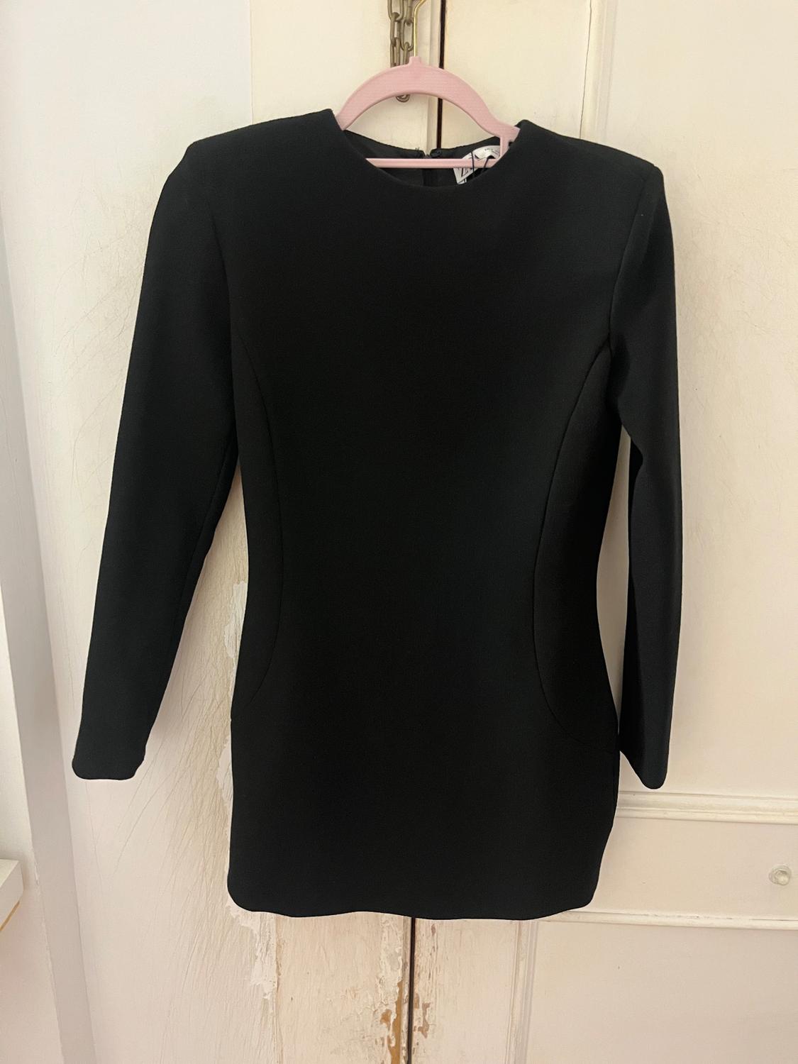 ZW COLLECTION SHORT DRESS WITH SHOULDER PADS - Image 2