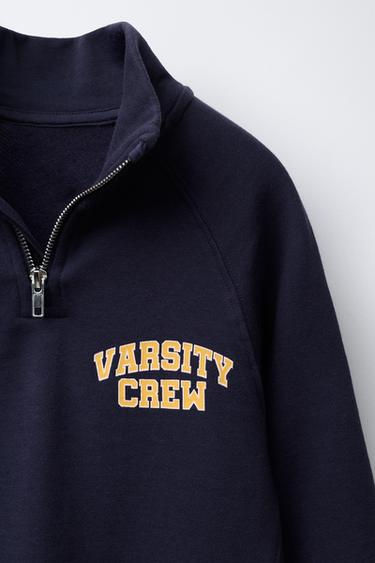 VARSITY JOGGING SWEATSHIRT - Navy blue by Zara - Image 2