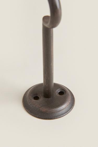 METALLIC CURTAIN POLE HOOK - Black by Zara - Image 3