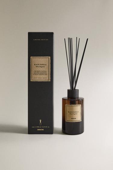 (200 ML) BLACK VANILLA REED DIFFUSERS - Black by Zara