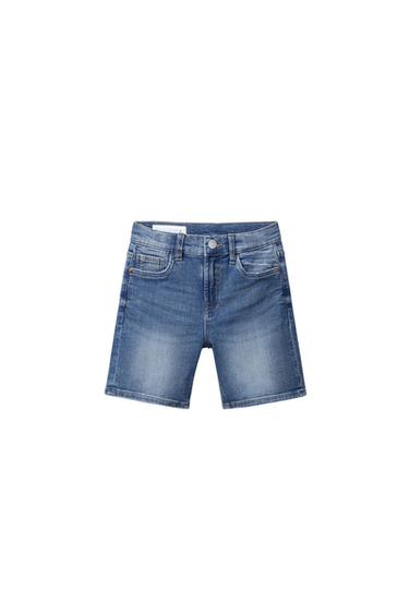 BERMUDA DENIM STRAIGHT - Azul de Zara - Imagen 0
