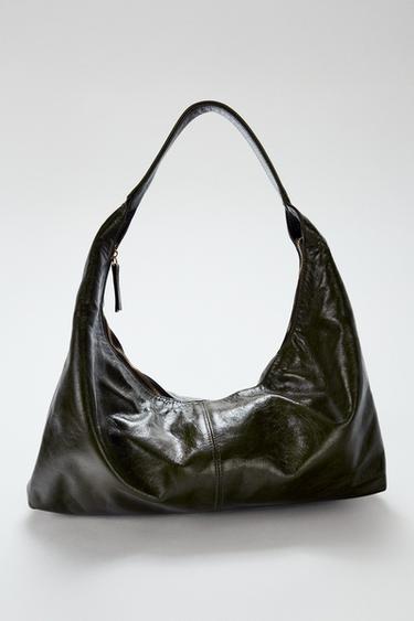 OVALNA USNJENA TORBICA - Zelena od Zare