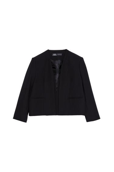 LAPELLESS BLAZER