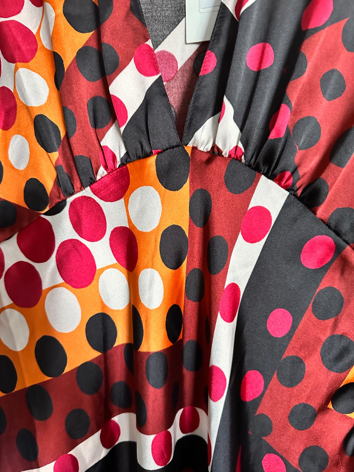 PRINTED MIDI DRESS - Image 4