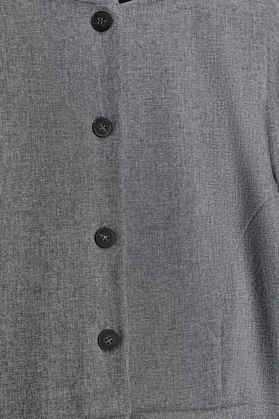 パフスリーブトップス - グレーマール | ZARA Japan / 日本