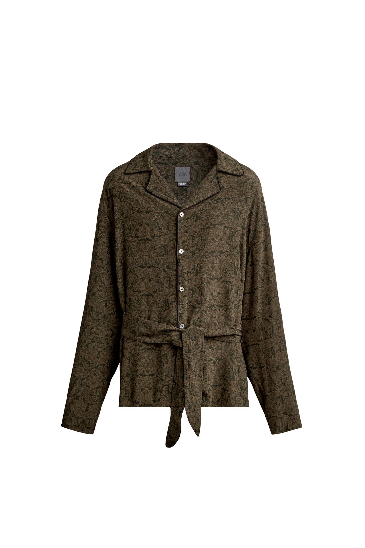 PRINTED FLUID RELAXED FIT SHIRT