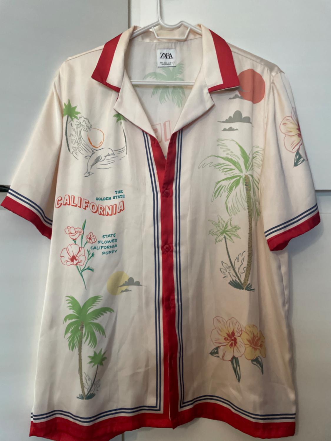 PALM TREE PRINT SHIRT