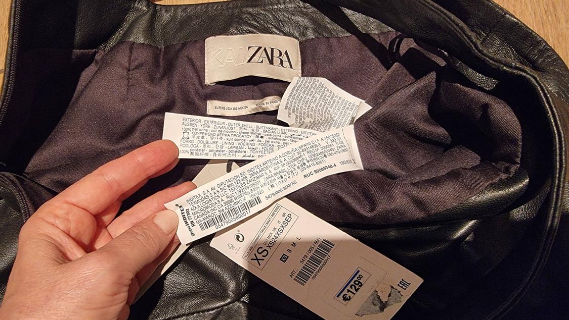 ΔΕΡΜΑΤΙΝΗ ΜΙΝΤΙ ΦΟΥΣΤΑ KAIA x ZARA - Image 5