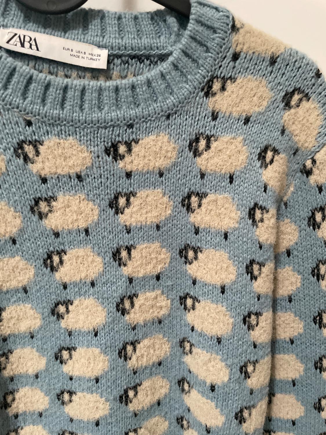 PRINTED KNIT SWEATER - Image 9