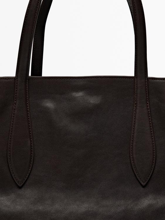 Maxi nappa leather MD ICON tote bag