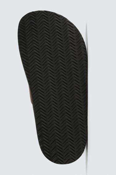 SABOTS EN CUIR - Marron de Zara - Image 6