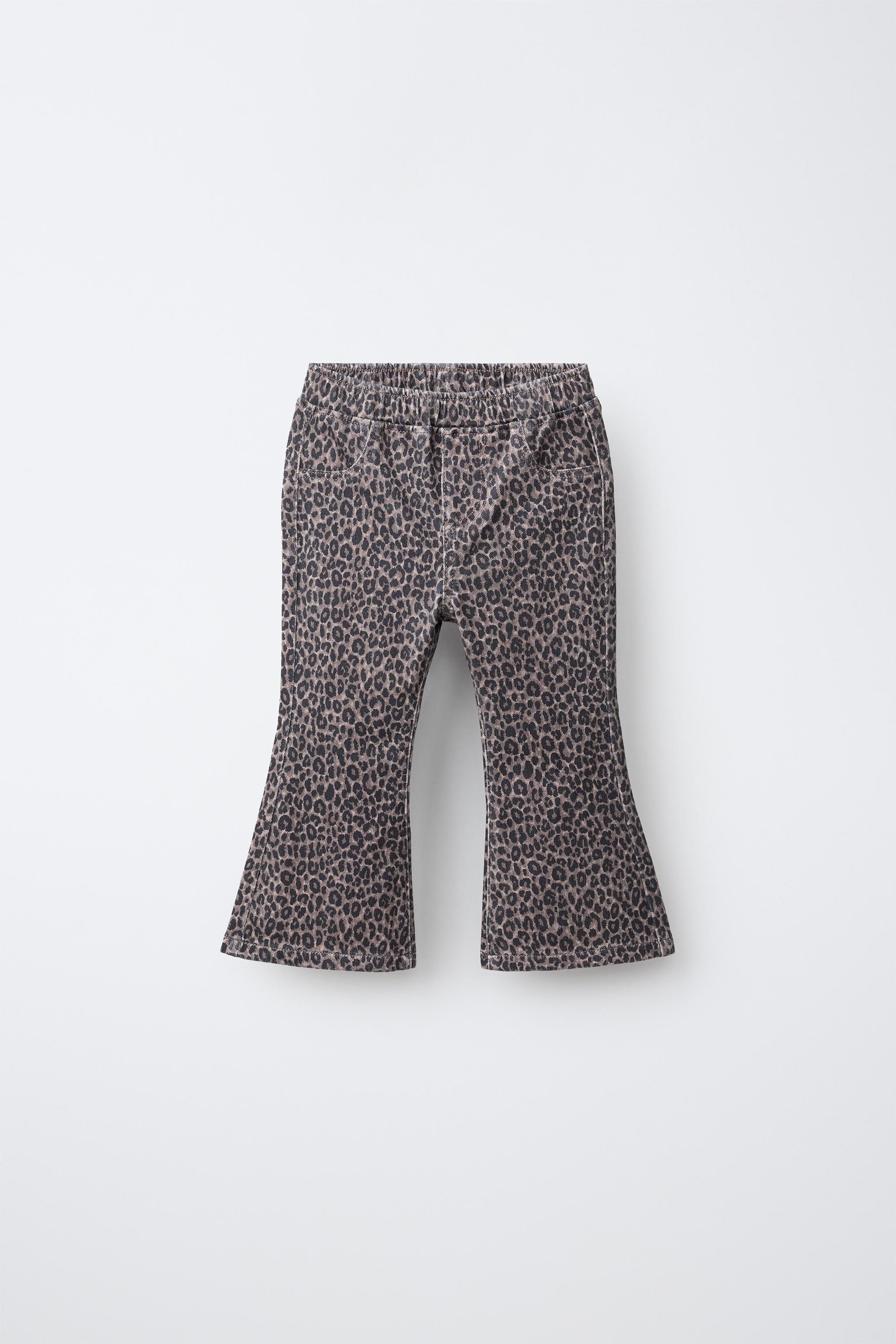 JEAN FLARE ANIMAL PRINT