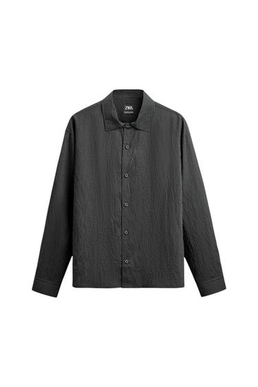 STRIPED MODAL BLEND SHIRT