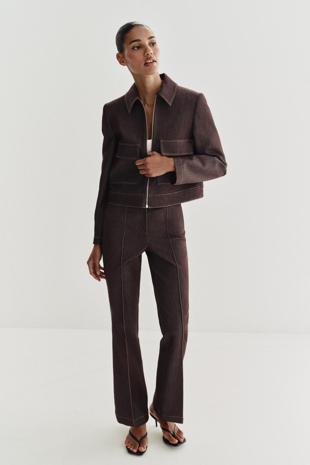 SHORT JACKET WITH FLAP POCKETS