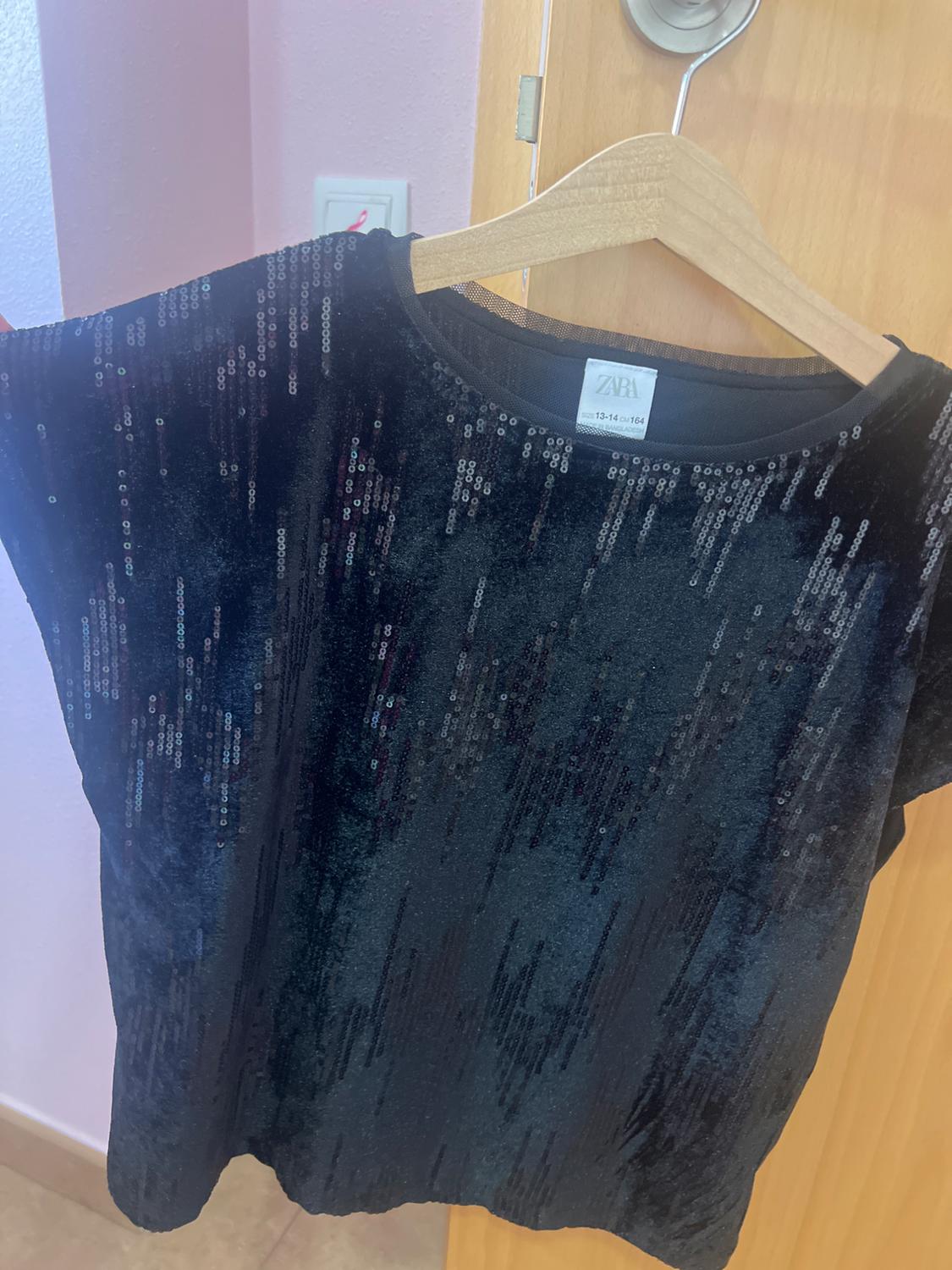 SEQUINNED VELVET T-SHIRT - Image 3
