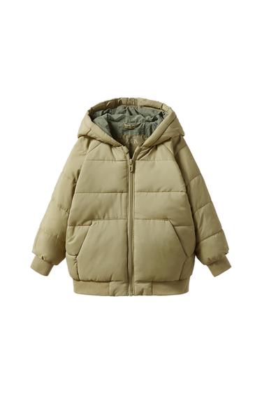 WATER REPELLENT DINOSAUR PUFFER COAT