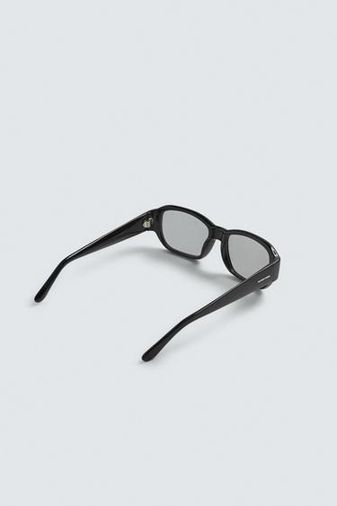 LUNETTES DE SOLEIL RECTANGULAIRES - Noir de Zara - Image 5