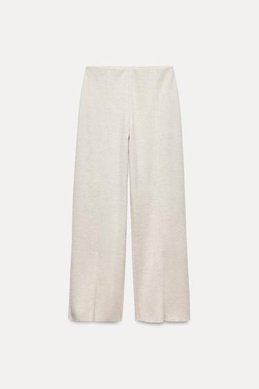 PANTALÓN RECTO SOFT - Beige vigoré de Zara