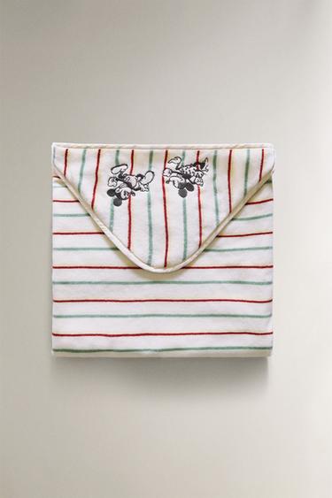 ΠΕΤΣΕΤΑ ΜΠΑΝΙΟΥ ΜΕ ΚΟΥΚΟΥΛΑ ΒΕΛΟΥΤΕ MICKEY & MINNIE ©DISNEY - Κίτρινο του Zara