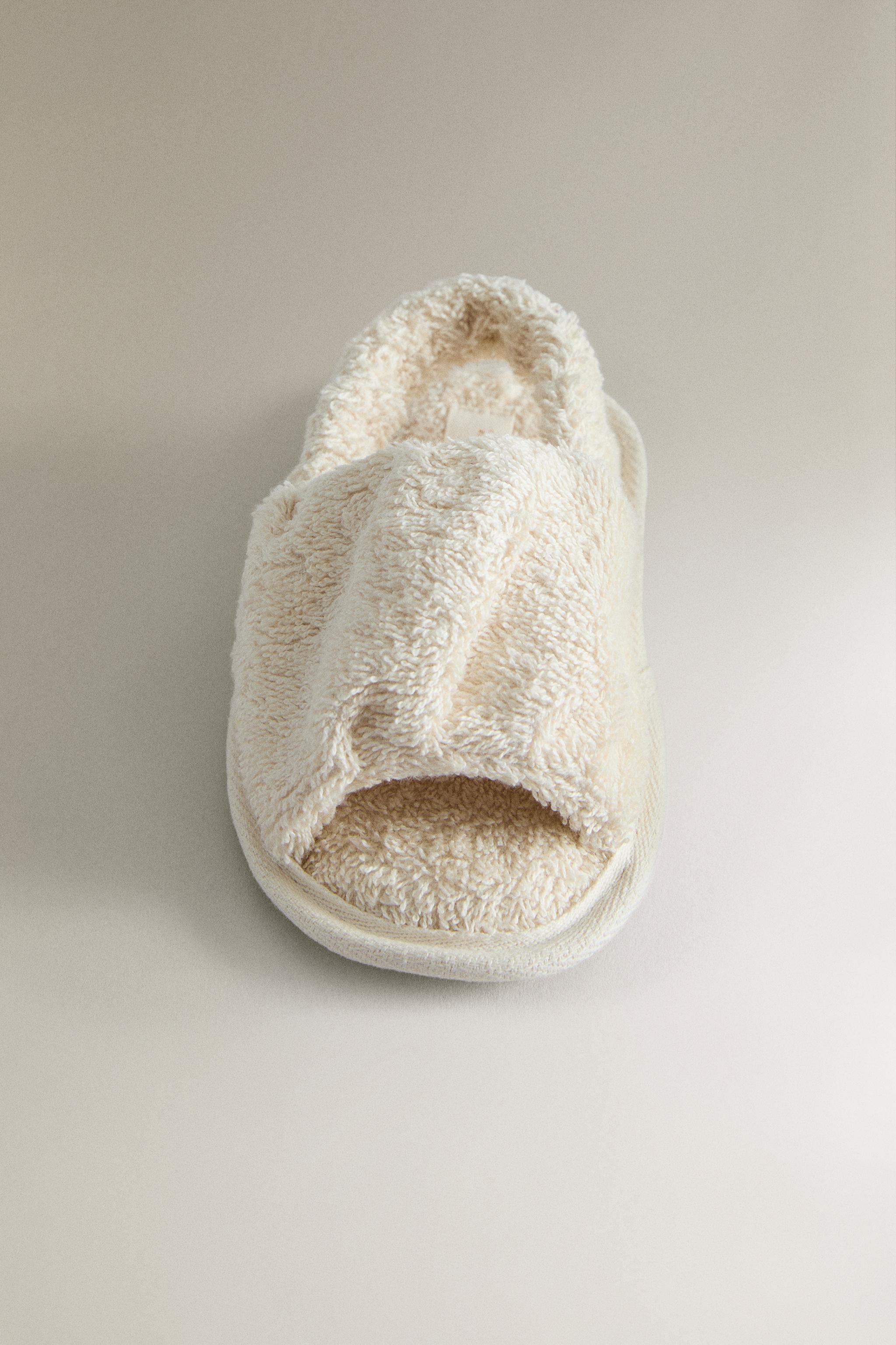 Детские сандалии Zara KIDS TERRY SLIDE SLIPPERS — фото 5