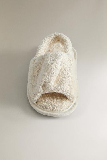 CHAUSSONS DE BAIN EN ÉPONGE ENFANT - Beige de Zara - Image 4