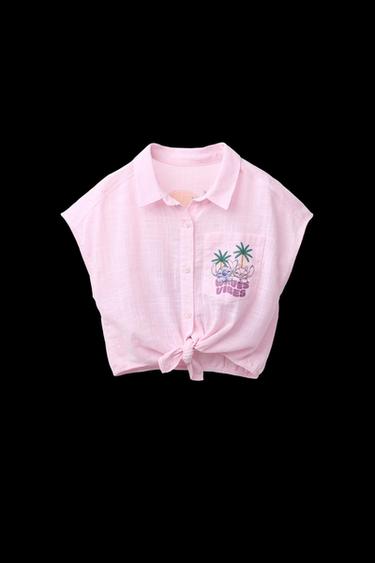 CAMISA NUDO LILO & STITCH © DISNEY - Rosa de Zara - Imagen 0