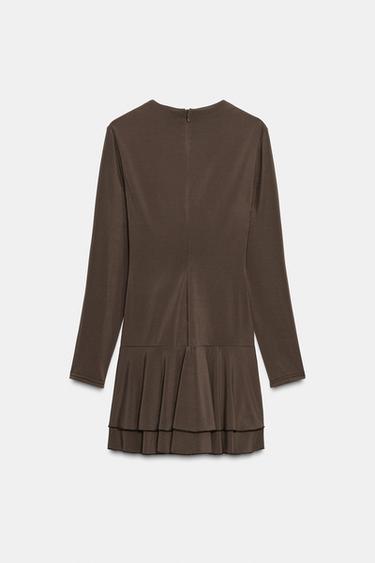 DRAPED WAIST PLAYSUIT DRESS - Earth by Zara - Image 5