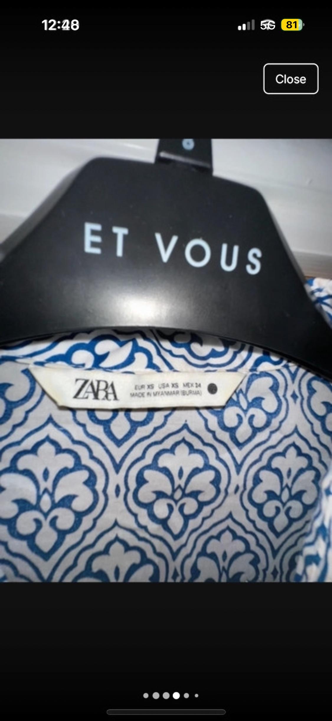 PRINTED MINI DRESS - Image 6