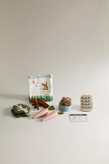 JUGUETE INFANTIL SET COMIDA CONEJO - Multicolor de Zara