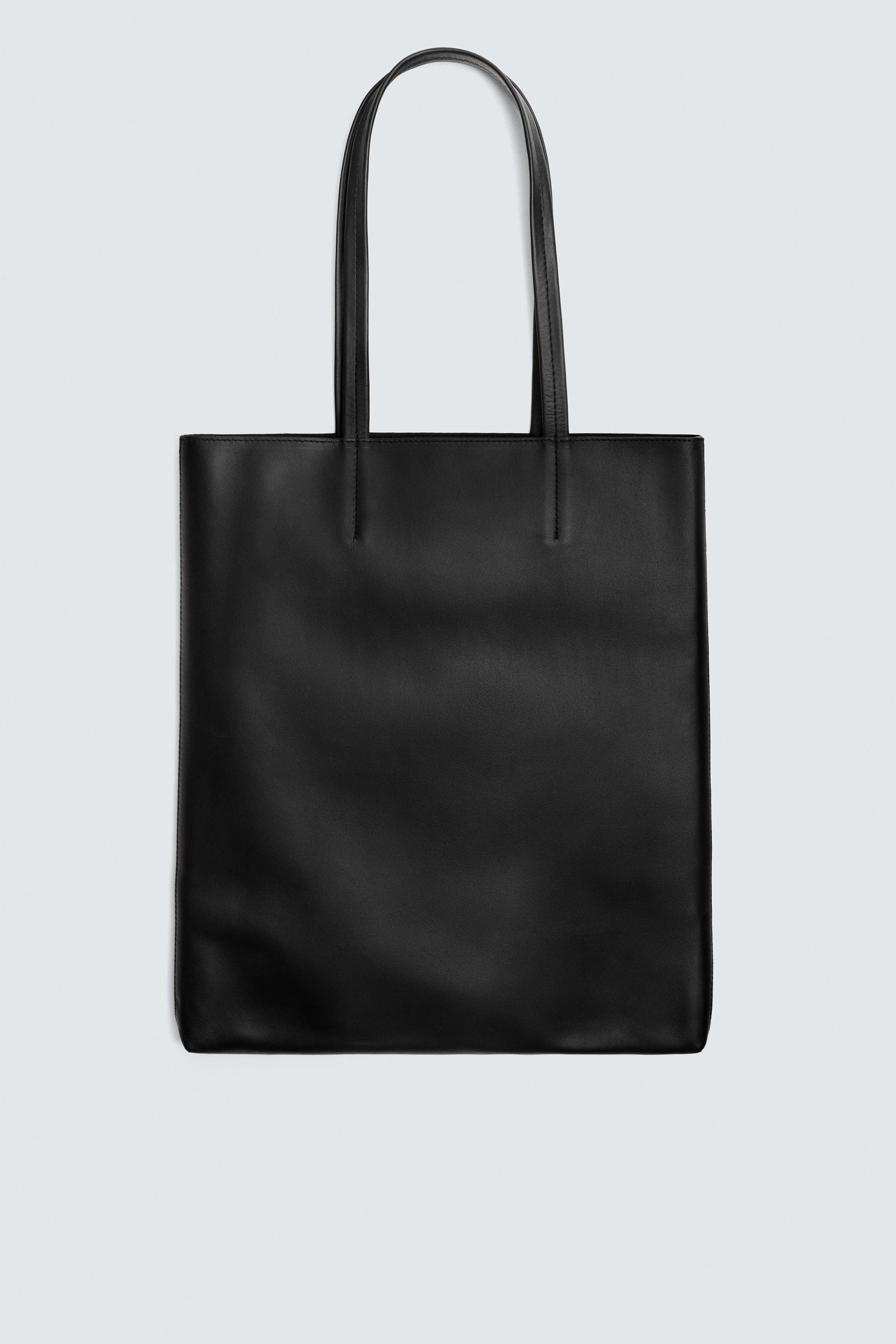 LEATHER SHOPPER BAG
