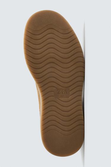 LEATHER CHELSEA BOOTS - Beige by Zara - Image 6