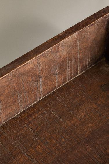 RUSTIC WOODEN BOX - Khaki by Zara - Image 2