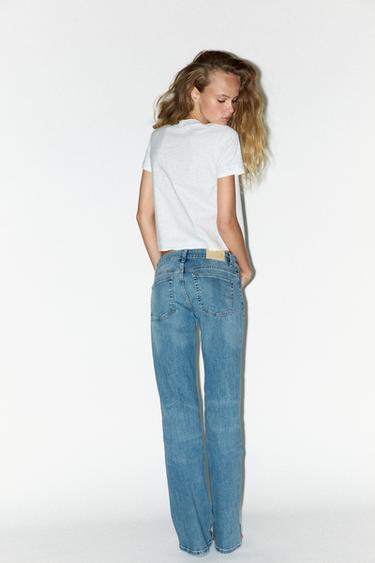 JEAN TRF BOOTCUT TAILLE BASSE - Bleu de Zara - Image 3