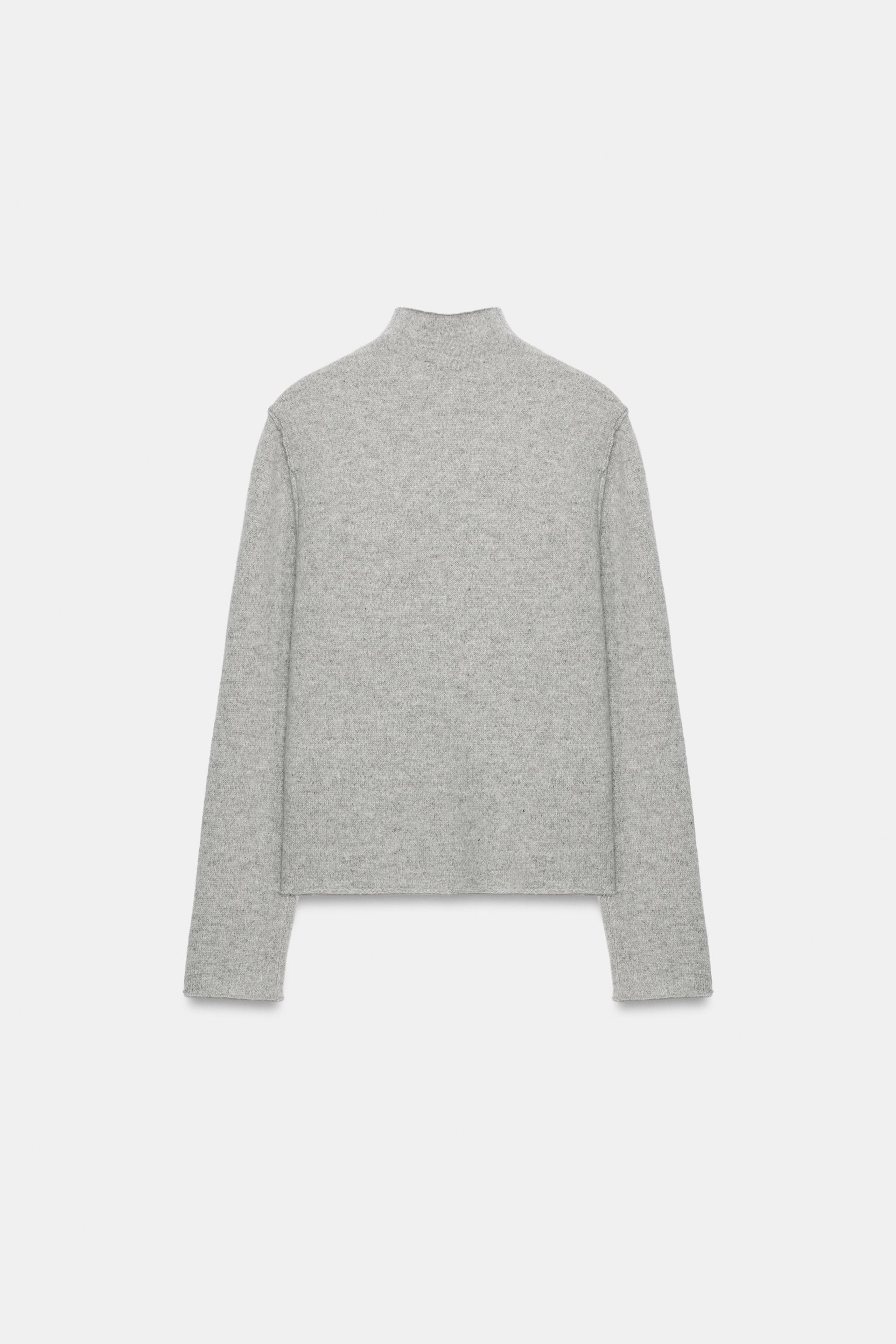 100% WOOL MOCK NECK JACKET thumbnail 7
