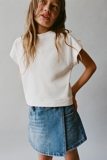 Zara DENIM SKORT - Blue