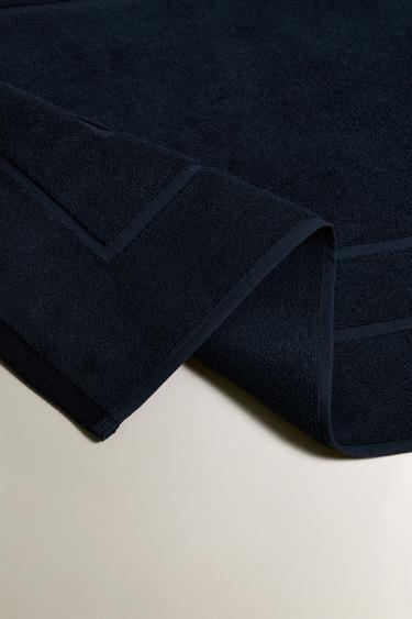 TAPIS DE BAIN COTON ANTIDÉRAPANT - Bleu encre de Zara - Image 2